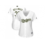 Women Los Angeles Dodgers #35 Cody Bellinger White 2018 Memorial Day Cool Base Stitched MLB Jersey