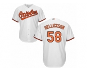 Youth Majestic Baltimore Orioles #58 Jeremy Hellickson Authentic White Home Cool Base MLB Jersey