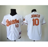 youth mlb jerseys baltimore orioles #10 jones white