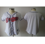 MLB Women Jerseys Cleveland Indians blank White