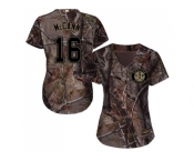 Women Houston Astros #16 Brian McCann Camo Realtree Collection Cool Base Stitched MLB Jersey