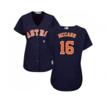 Women's Houston Astros #16 Brian McCann Navy Blue Alternate Stitched MLB Jersey