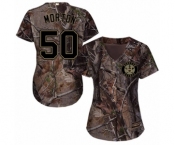 Women's Majestic Houston Astros #50 Charlie Morton Authentic Camo Realtree Collection Flex Base MLB Jersey