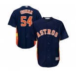 Youth Houston Astros #54 Roberto Osuna Authentic Navy Blue Alternate Cool Base Baseball Jersey