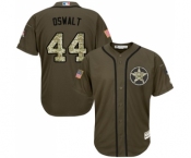 Youth Majestic Houston Astros #44 Roy Oswalt Authentic Green Salute to Service MLB Jersey