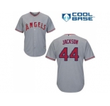 Youth Los Angeles Angels Of Anaheim #44 Reggie Jackson Grey Cool Base Stitched MLB Jersey
