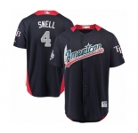 Youth Majestic Tampa Bay Rays #4 Blake Snell Game Navy Blue American League 2018 MLB All-Star MLB Jersey