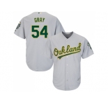 Youth Oakland Athletics #54 Sonny Gray Grey Cool Base Stitched MLB Jersey