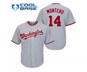 Youth Washington Nationals #14 Miguel Montero Grey Cool Base Stitched MLB Jersey
