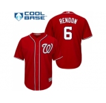 Youth Washington Nationals #6 Anthony Rendon Red Cool Base Stitched MLB Jersey
