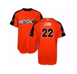 Youth Majestic Arizona Diamondbacks #22 Jake Lamb Replica Orange National League 2017 MLB All-Star MLB Jersey