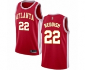 Women's Atlanta Hawks #22 Cam Reddish Authentic Red Basketball Jersey Statement Edition