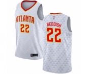 Women's Atlanta Hawks #22 Cam Reddish Authentic White Basketball Jersey - Association Edition