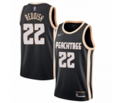 Women's Atlanta Hawks #22 Cam Reddish Swingman Black Basketball Jersey - 2019-20 City Edition
