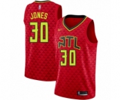 Women's Atlanta Hawks #30 Damian Jones Swingman Red Basketball Jersey Statement Edition