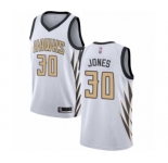Women's Atlanta Hawks #30 Damian Jones Swingman White Basketball Jersey - City Edition