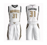 Women's Atlanta Hawks #31 Chandler Parsons Swingman White Basketball Suit Jersey - City Edition