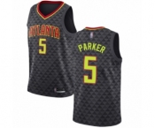 Women's Atlanta Hawks #5 Jabari Parker Swingman Black Basketball Jersey - Icon Edition