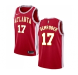 Women's Nike Atlanta Hawks #17 Dennis Schroder Swingman Red NBA Jersey Statement Edition