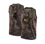 Women's Nike Atlanta Hawks #4 Spud Webb Swingman Camo Realtree Collection NBA Jersey
