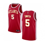 Women's Nike Atlanta Hawks #5 Josh Smith Swingman Red NBA Jersey Statement Edition
