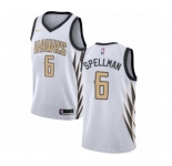 Women's Nike Atlanta Hawks #6 Omari Spellman Swingman White NBA Jersey - City Edition