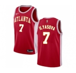 Women's Nike Atlanta Hawks #7 Ersan Ilyasova Swingman Red NBA Jersey Statement Edition