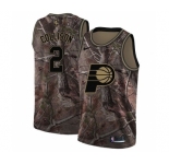 Women's Nike Indiana Pacers #2 Darren Collison Swingman Camo Realtree Collection NBA Jersey