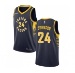 Women's Nike Indiana Pacers #24 Alize Johnson Swingman Navy Blue NBA Jersey - Icon Edition