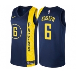 Women's Nike Indiana Pacers #6 Cory Joseph Swingman Navy Blue NBA Jersey - City Edition