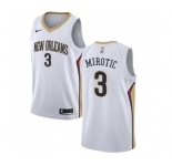 Women's Nike New Orleans Pelicans #3 Nikola Mirotic Swingman White NBA Jersey - Association Edition