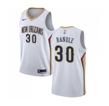 Women's Nike New Orleans Pelicans #30 Julius Randle Swingman White NBA Jersey - Association Edition