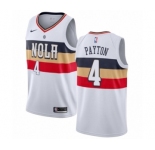 Women's Nike New Orleans Pelicans #4 Elfrid Payton White Swingman Jersey - Earned Edition