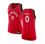 Women's Nike Toronto Raptors #0 C.J. Miles Swingman Red Road NBA Jersey - Icon Edition