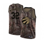 Women's Nike Toronto Raptors #32 KJ McDaniels Swingman Camo Realtree Collection NBA Jersey