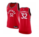 Women's Nike Toronto Raptors #32 KJ McDaniels Swingman Red Road NBA Jersey - Icon Edition