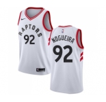 Women's Nike Toronto Raptors #92 Lucas Nogueira Swingman White NBA Jersey - Association Edition