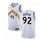 Women's Nike Toronto Raptors #92 Lucas Nogueira Swingman White NBA Jersey - City Edition