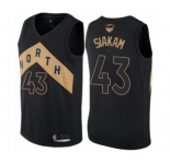 Women's Toronto Raptors #43 Pascal Siakam Swingman Black 2019 Basketball Finals Bound Jersey - City Edition