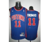 nba detroit pistons #11 thomas blue[swingman]