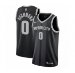 Women's Nike Detroit Pistons #0 Andre Drummond Swingman Black NBA Jersey - City Edition