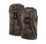 Youth Nike Detroit Pistons #0 Andre Drummond Swingman Camo Realtree Collection NBA Jersey