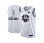 Youth Nike Detroit Pistons #0 Andre Drummond White NBA Jordan Swingman 2018 All-Star Game Jersey