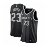 Youth Nike Detroit Pistons #23 Blake Griffin Swingman Black NBA Jersey - City Edition