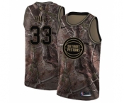 Youth Nike Detroit Pistons #33 Grant Hill Swingman Camo Realtree Collection NBA Jersey