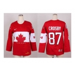 women nhl jerseys team canada #87 crosby red[2014 winter olympics]