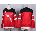 women nhl jerseys team canada blank red[100 th]