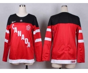 women nhl jerseys team canada blank red[100 th]