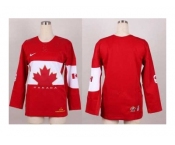 women nhl jerseys team canada blank red[2014 winter olympics]