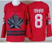 Youth Canada #8 Cale Makar Red 2026 Olympics Authentic Jersey